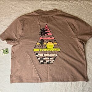 New with Tags Volcom Size Small Crop T